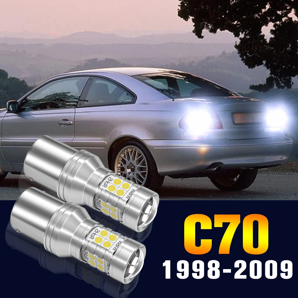 

2pcs LED Reverse Light Bulb Backup Lamp For Volvo C70 1998-2009 1999 2000 2001 2002 2003 2004 2005 2006 2007 2008 Accessories