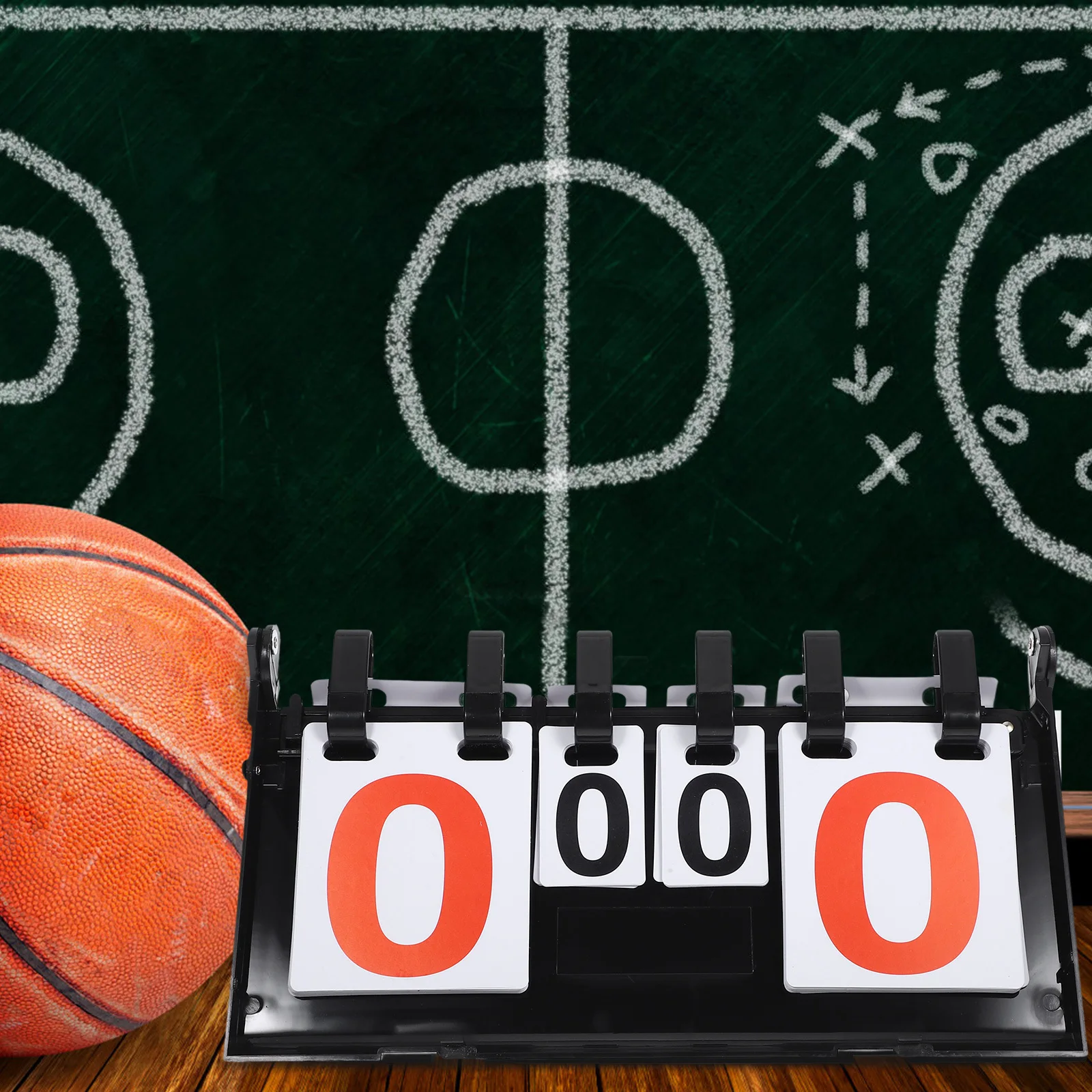 

Score Counter Board Flipping Basketball Scoreboard Durable Portable Sports Scorekeeper for Tennis Football Volleyball