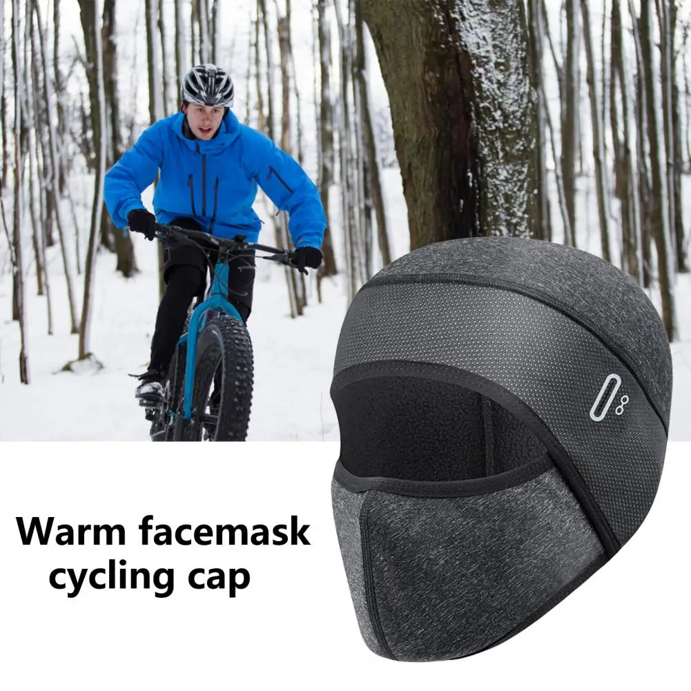 Head Protector Soft Plush Face Ear Cycling Face Cover Cap for Outdoor Winter Sports