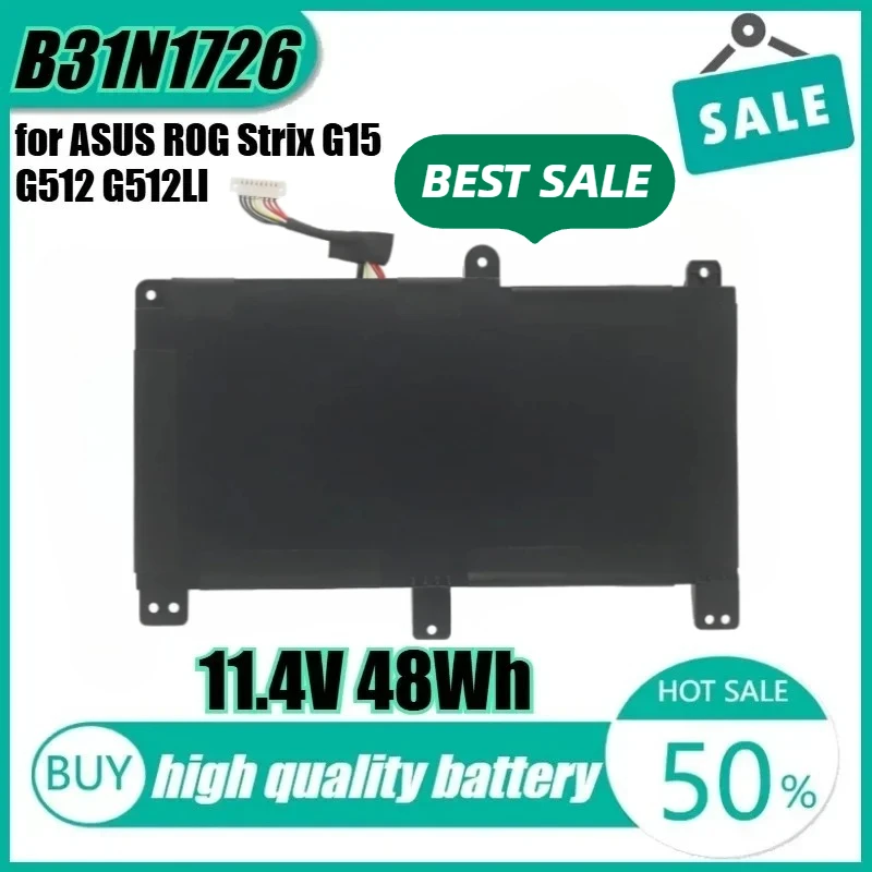 

Новый B31N1726 11,4 В 48 Втч Высококачественный сменный аккумулятор для ноутбука ASUS ROG Strix G15 G512 G512LI G531 G531GT FX86