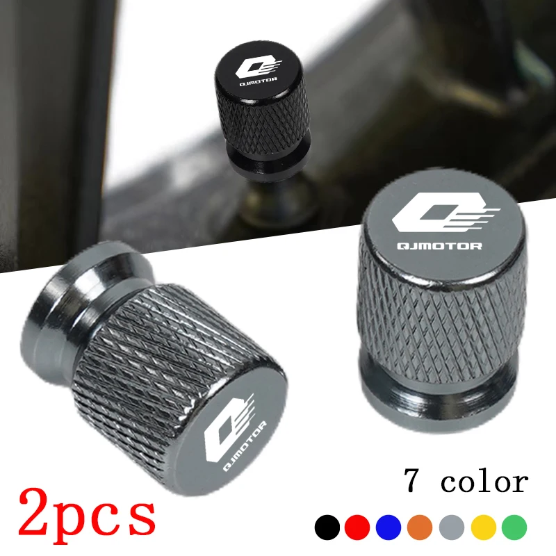 2 Peças para QJMOTO QJ MOTO SRT 800 800X 800SX SVT 650 X SRT700 SRT 550, Tampas de Válvula de Pneus em Alumínio CNC para Motocicleta
