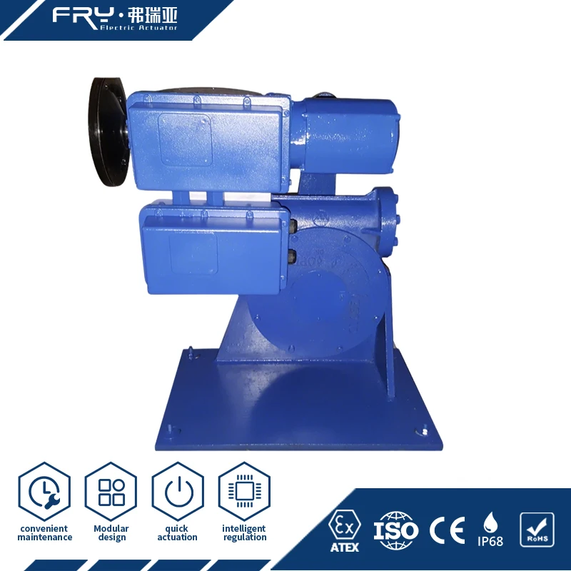 

MB+RS1600 Part Turn Electric Actuator 16000Nm Manual/electric Reversion Handle Phase Sequence protection Oil & Gas Pipelines