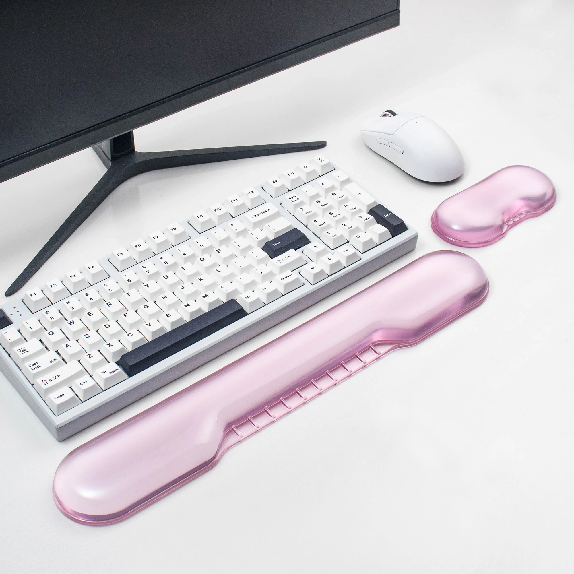 Silicone Gel Wrist Rest For Keyboard and Mouse Wrist Rest Set Ergonomic Hand Pad Cushion Comfortable Soft For Office PC Laptop