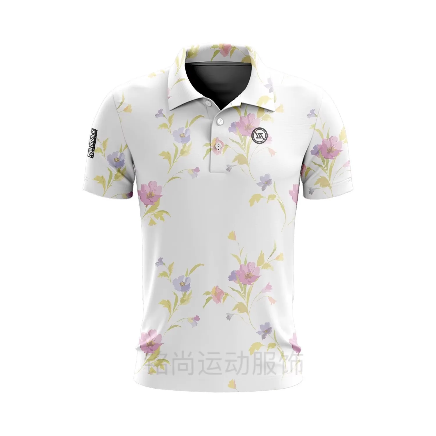 

Новинка 2025, мужская рубашка поло с короткими рукавами и принтом для гольфа, большие размеры, летняя дышащая, без пота и непринужденная, повседневная