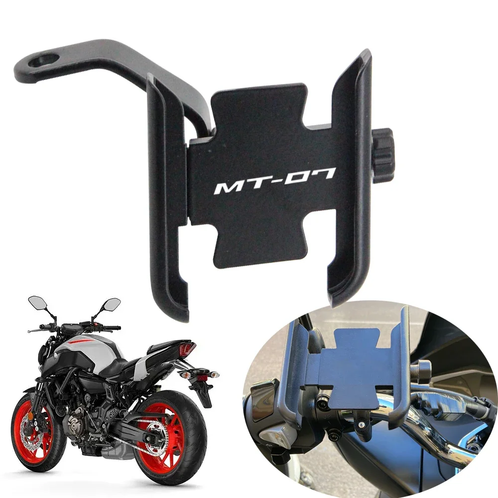 For YAMAHA MT-07 MT07 MT 07 2014-2022 2021 Motorcycle Mobile Phone Holder Handlebar GPS Stand Bracket Motorcycle Accessories