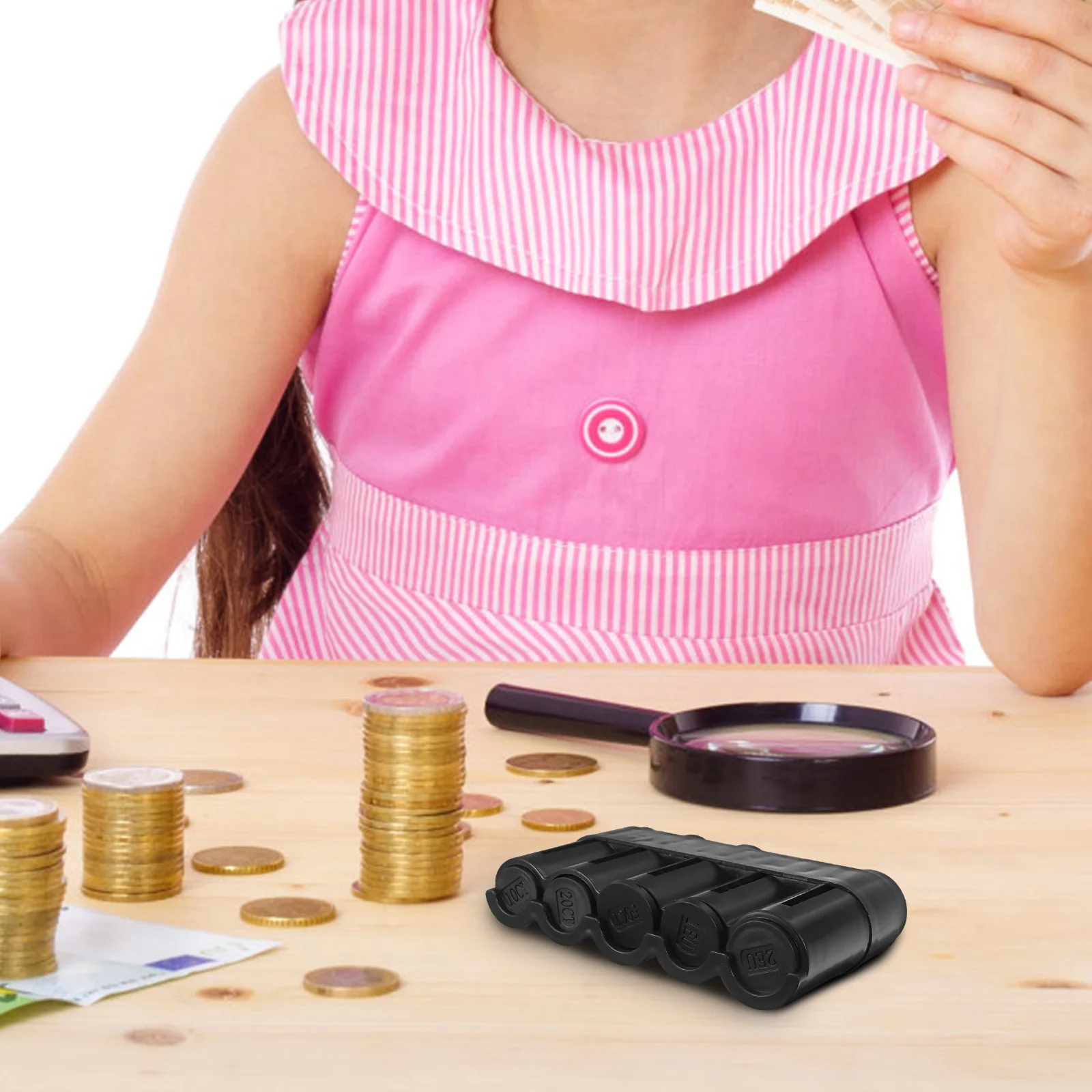 Caja de almacenamiento de monedas, organizador de monedas portátil, soporte de plástico, Estuche De Viaje, suministros para coleccionistas, contenedor de monedas, caja organizadora