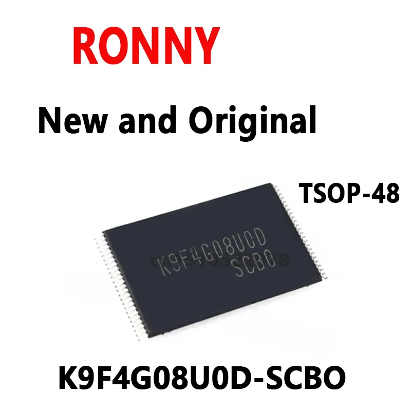 5PCS  New and Original K9F4G08U0D-SCB0 K9F4G08U0D SCB0 K9F4G08U0D-SCBO tsop-48