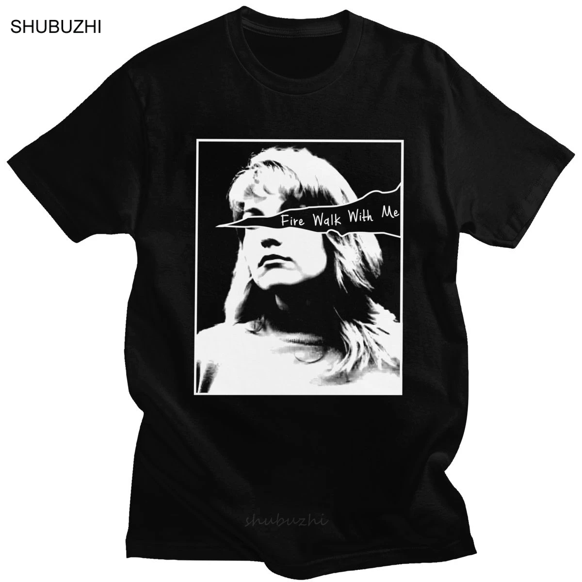 Fashion Twin Peaks Laura Palmer Fire Walk With Me T Shirt Short Sleeve Soft Cotton Harajuku T-shirt David Lynch Tee Tops Merch