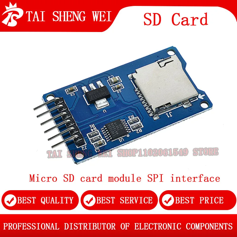 WAVGAT Micro SD Storage Expansion Board Micro SD TF Card Memory Shield Module SPI For Arduino Promotion