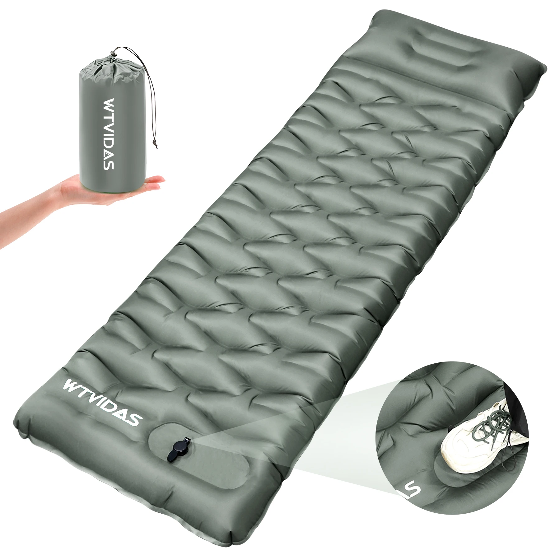 WTVIDAS Oversized Camping Sleeping Pad 4.2