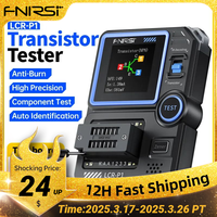 FNIRSI LCR-P1 Transistor Tester Diode Triode Capacitance Resistance Meter LCR ESR Meter NPN PNP MOSFET IR Multifunction Tester