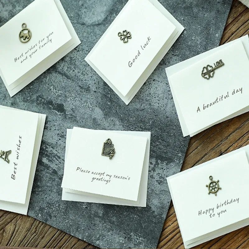 1pcs per pack Creative Greeting Card Wedding Invitation  Valentine's Day Message  Card Birthday