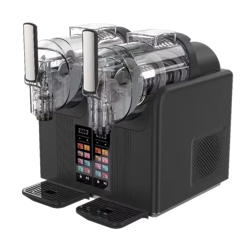 2 tank Commercial Price Pakistan Tweedehands Home Slush Machine 2 Tanks
