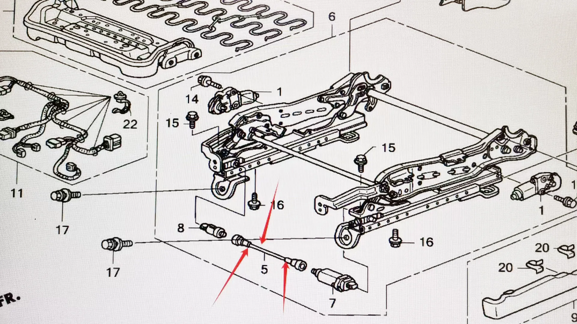 

81266-SDG-H71 Power Slide Cable for Honda Accord CM4/CM5/CM6, Odyssey RB1, CR-V RE2/4, Acura UA6 81266SEP003/81616SJAA01