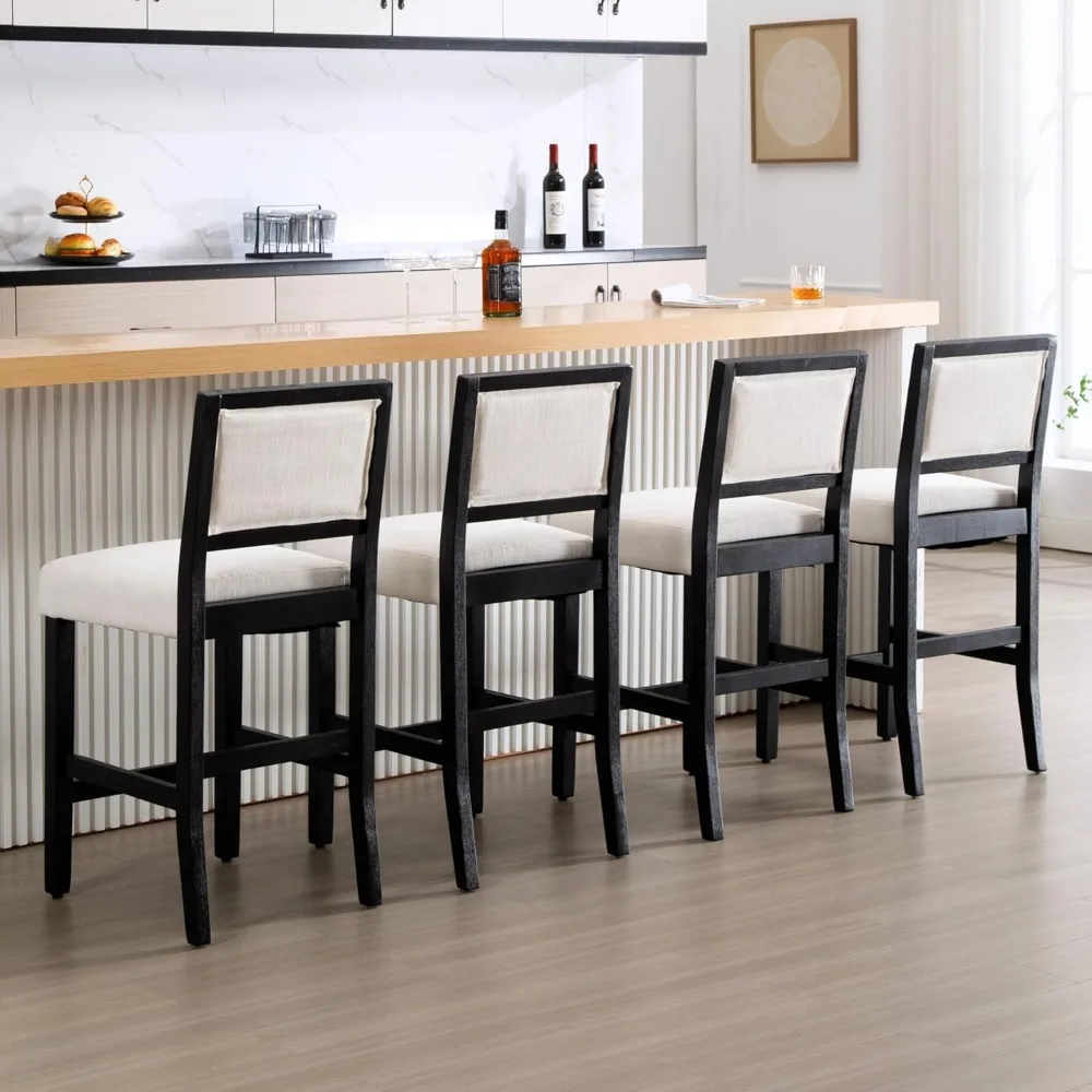 Bar Stools Set of 4, 26