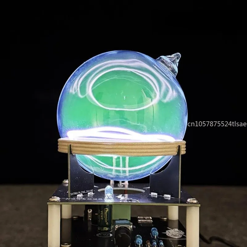 Coil Oscillating Ion Ring 100mm Inert Gas Glass Ball Plasma Sphere Science Education Physics Experiment Decor Gift