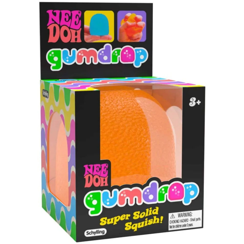 Soft Schylling Nee Doh Gumdrop Sensory Toy, Collectible Stress Balls, Assorted Colors, 1 Pack, Squeeze Toy, Surprise Box view 2