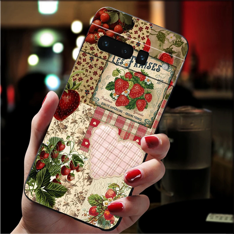 

Strawberry Fruit Carcasa Funda Phone Case For Google Pixel 10 9 Pro XL 9A 8 7 6 Pro Pixel 8A 7A 6A Pixel 8 7 6 5 Case