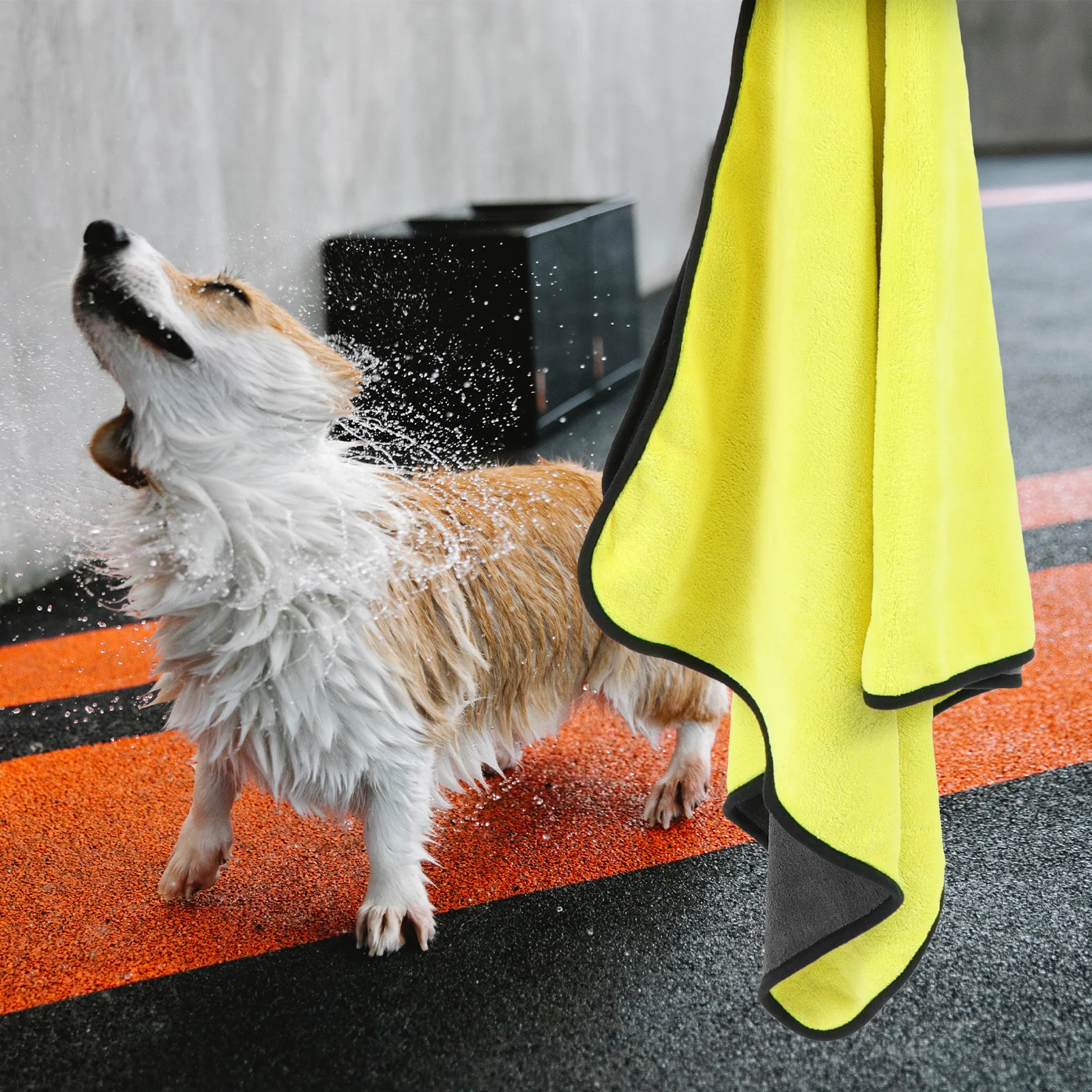 흡수성 강아지 목욕 타월 이미지