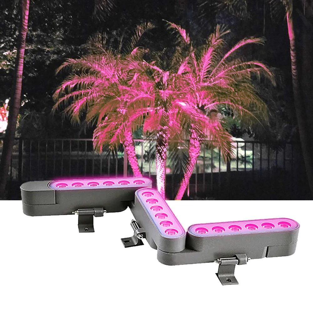 

Outdoor Waterproof 6W 12W Led Angle Adjustable Foldable Spotlights Tree Lights Garden Walkway Landscape Wall Lights Line Lights