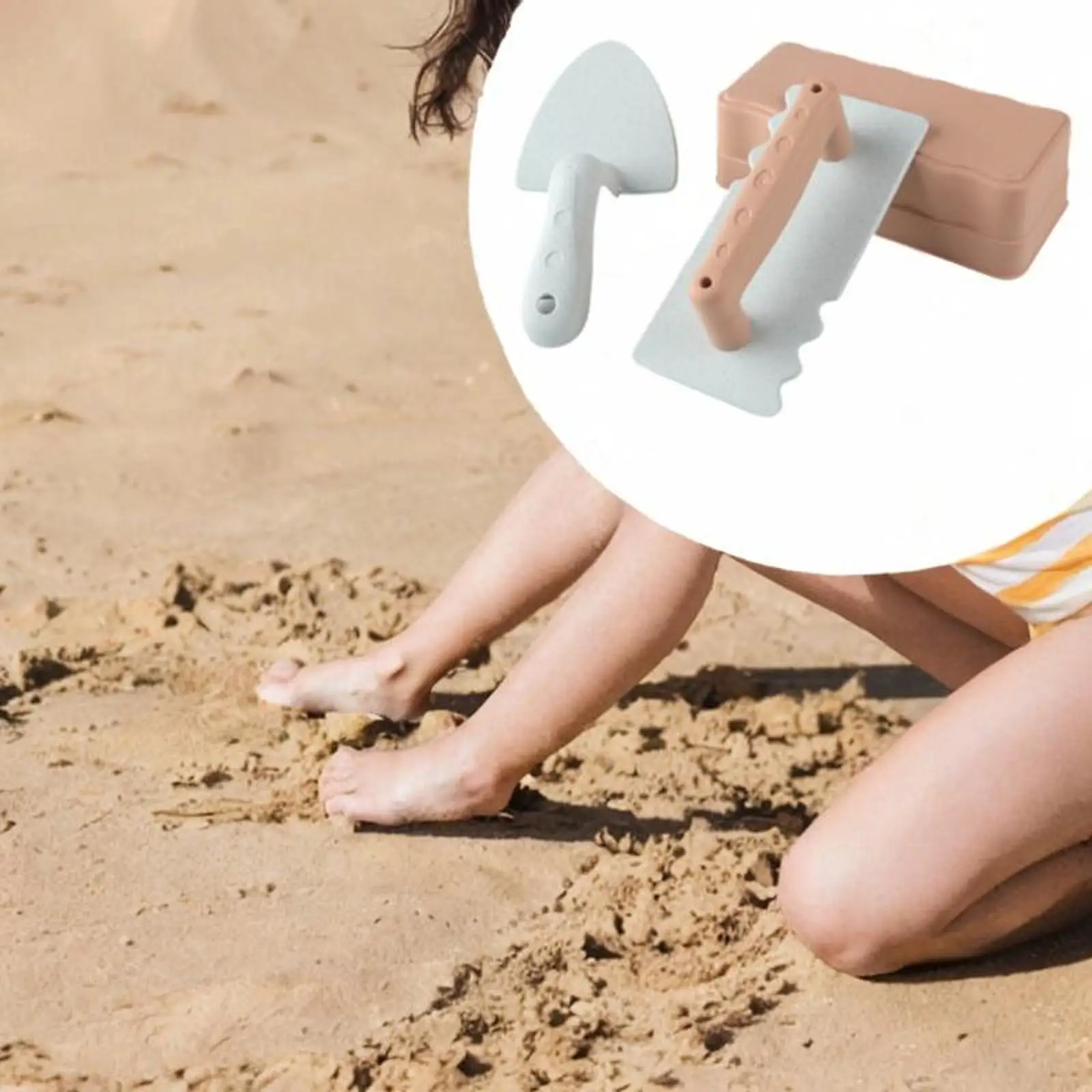 Sand Brick Maker Set for Kids Sandcastle Building Outdoor Beach Sand Tools for Children Sandbox