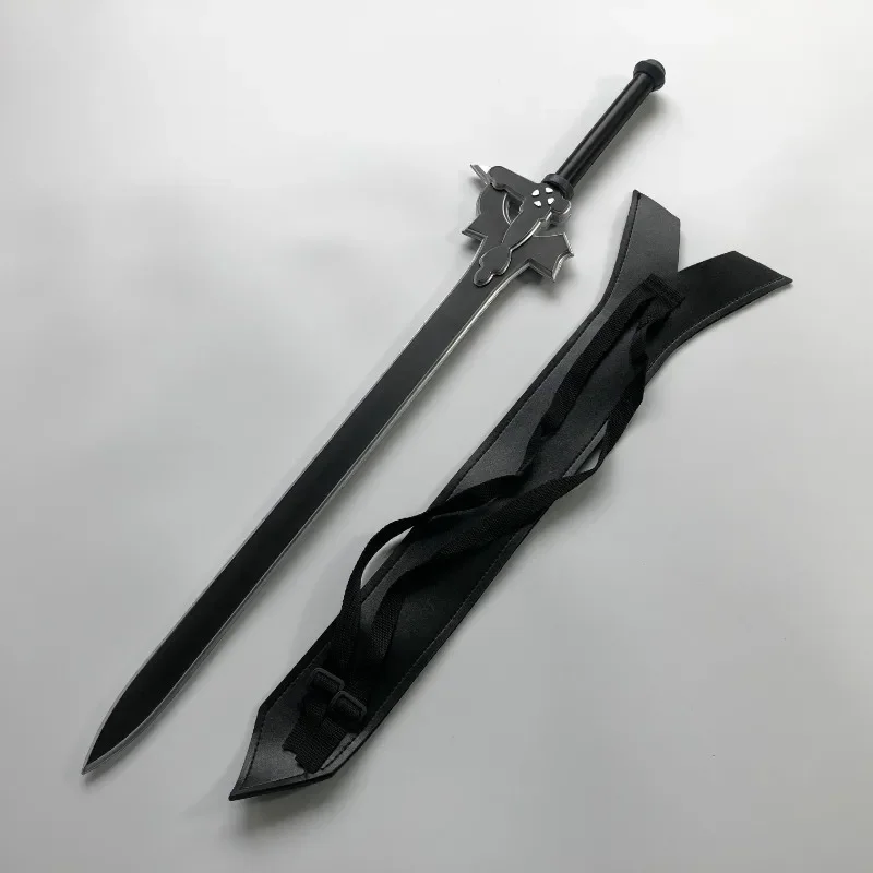 1:1 Sword Art Online Dark Repulser Kirito Kirigaya Sword Kirigaya Kazuto cosplay Yuuki Asuna black sword cosplay +PU scabbard