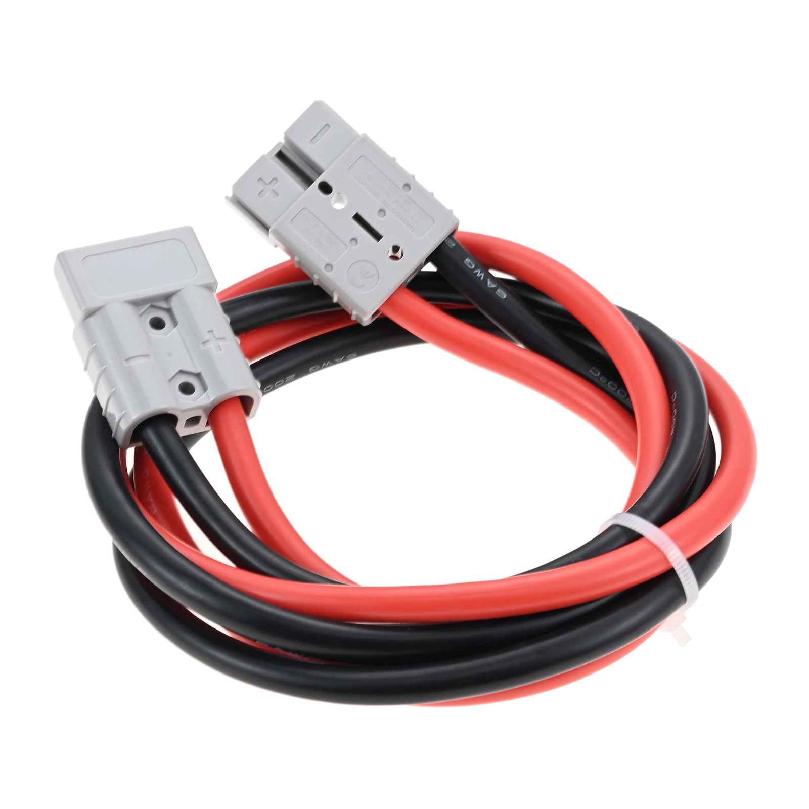 1Pc 50A Anderson Plugs With 1.2m UL1015 Wires For 6 to 12 Gauge Cables For Truck ATV and RV Winches Lifts and Cranes