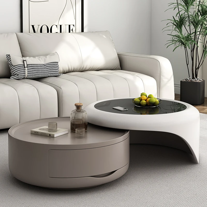 

Accent Minimalist Coffee Table Marble Round Marble Side Coffee Table Living Room Luxury Meuble De Salon Living Room Furniture