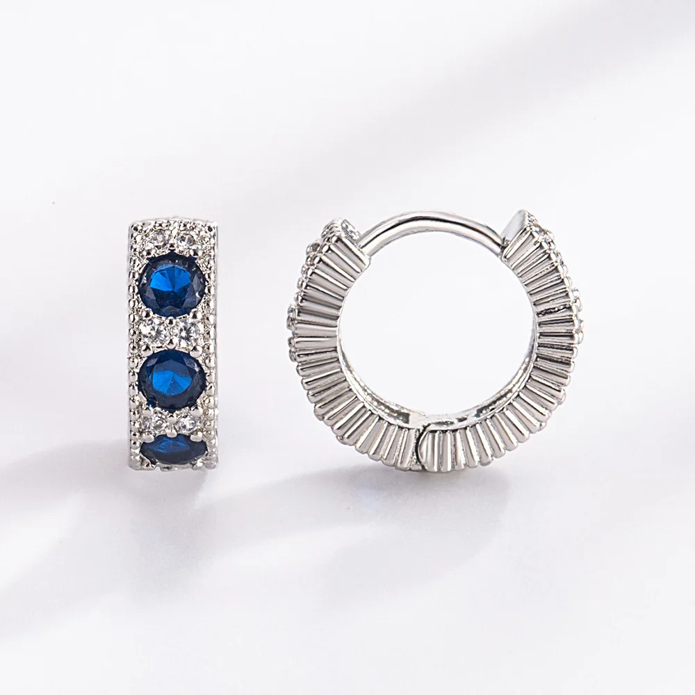 925 เงินสเตอร์ลิงแหวนเพทายหมั้นต่างหูสตั๊ดสําหรับผู้หญิงงานแต่งงานเครื่องประดับสุภาพสตรีขายส่งป้องกันโรคภูมิแพ้