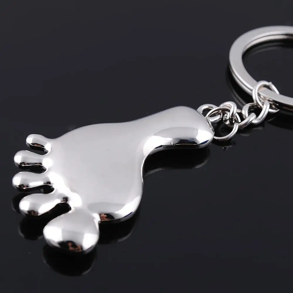 Hot Personality Feet keychain men women fashion Key chain Bag Fashion Accessories car key ring party gift Jewelry K2018