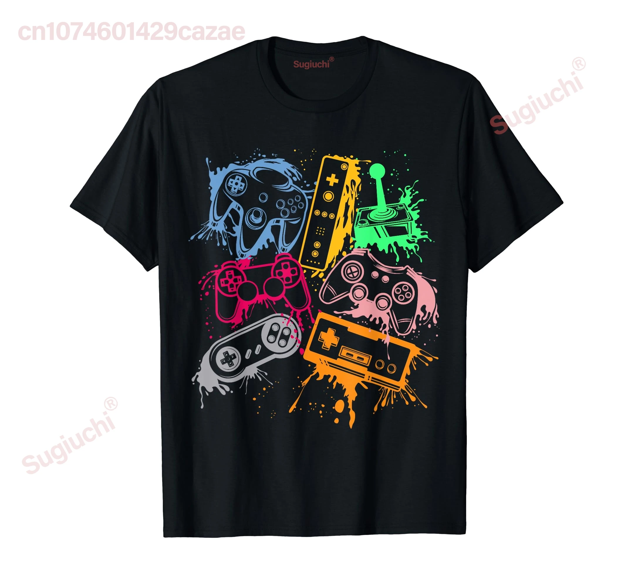 100% Cotton Video Game Console Controllers Retro 80's 90's Arcade Gamer T-Shirt MEN WOMEN UNISEX T Shirts Size S-6XL