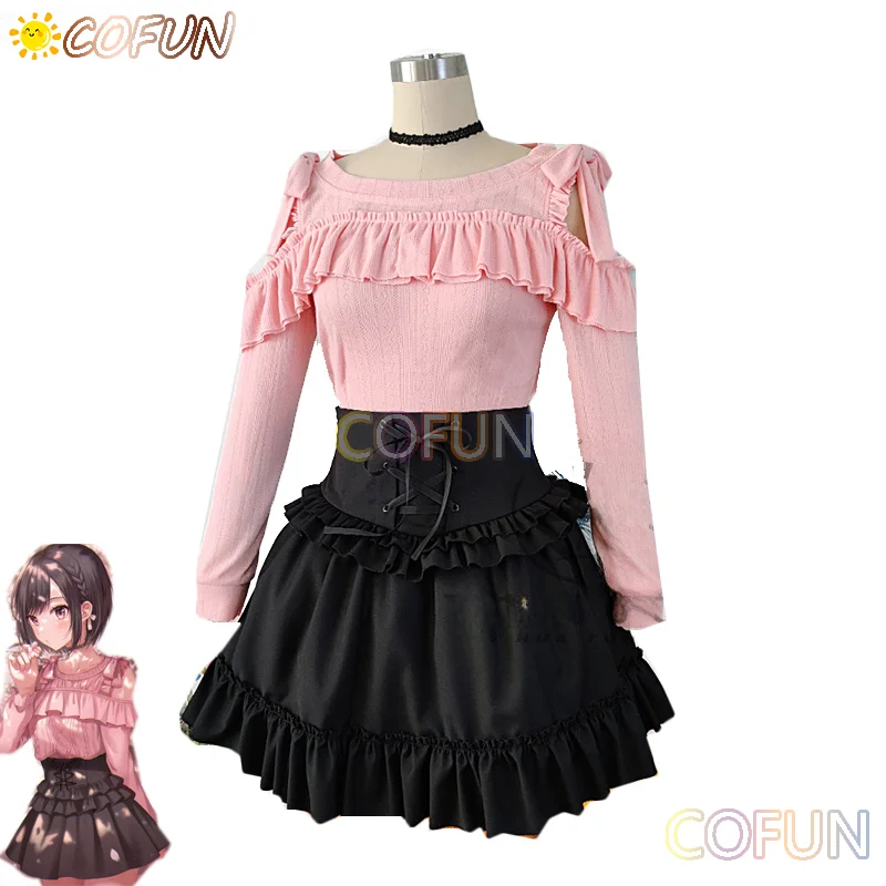 

[Stock] Game Project Sekai Colorful Stage Shinonome Ena Cosplay Costume Women Cute Party Suit Top Skirts Halloween Uniforms