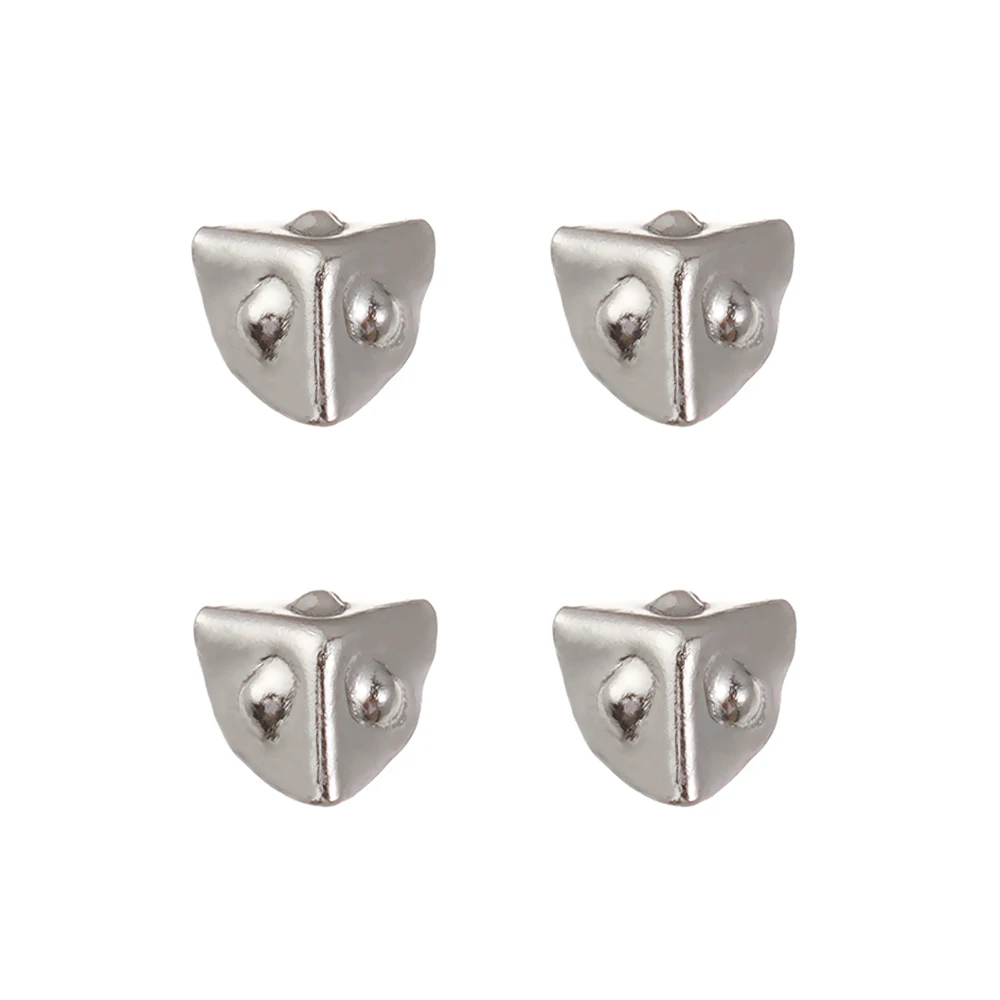 4Pcs 5 Colors DIY Manual Suitcase Box  Bags Parts Trunk Locks Mini Metal Crafts Case Corner Protector