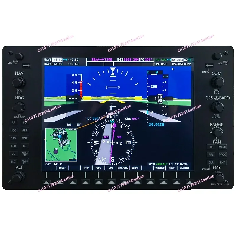 G1000 Integrated Avionics Simulation Flight Instrument Navigation Controller Multifunctional Display