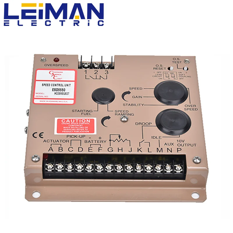 ESD5550 diesel generator set accessories electronic control board electronic speed control controller speed control board