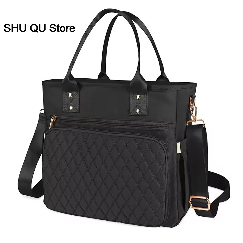 Portable Lunch Bag For  Women Thermal Insulated Lunch Box Tote Cooler Handbag Waterproof Bento Pouch Office Food Shoulder Bag