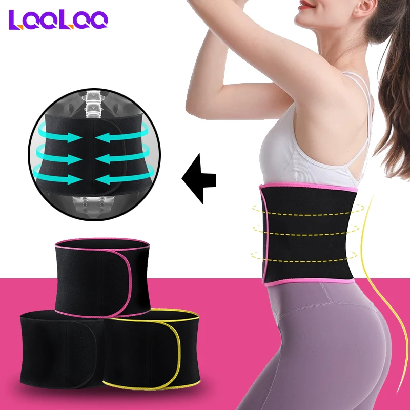 1Pcs Waist Trimming Belt, Chloroprene Rubber Abdominal Trainer for Weight Loss and Sweat Enhancement Adjustable Sauna Workout