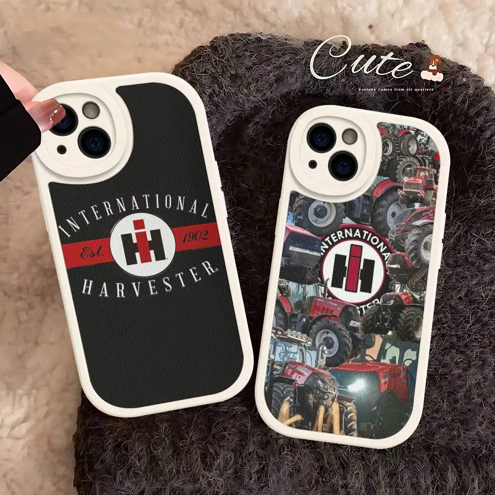 

Case International Havester IH Tractor Phone Case For IPhone 16 15 14 11 12 13 Pro Max Plus Back Leather Shell