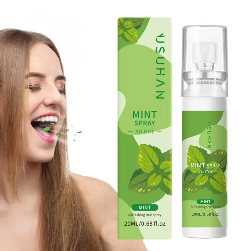 20ml Bad Breath Mouth Spray Oral Care Health Spray for Dry Mouth Mouth Spray Oral Care for Breath Freshening for Outdoor Travel