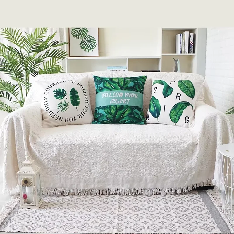 الشمال أريكة قطن رمي البطانيات في الهواء الطلق التخييم نزهة بطانية كبيرة الترفيه الاسترخاء منشفة الشاطئ الأبيض السفر البساط شرابات الكتان #4