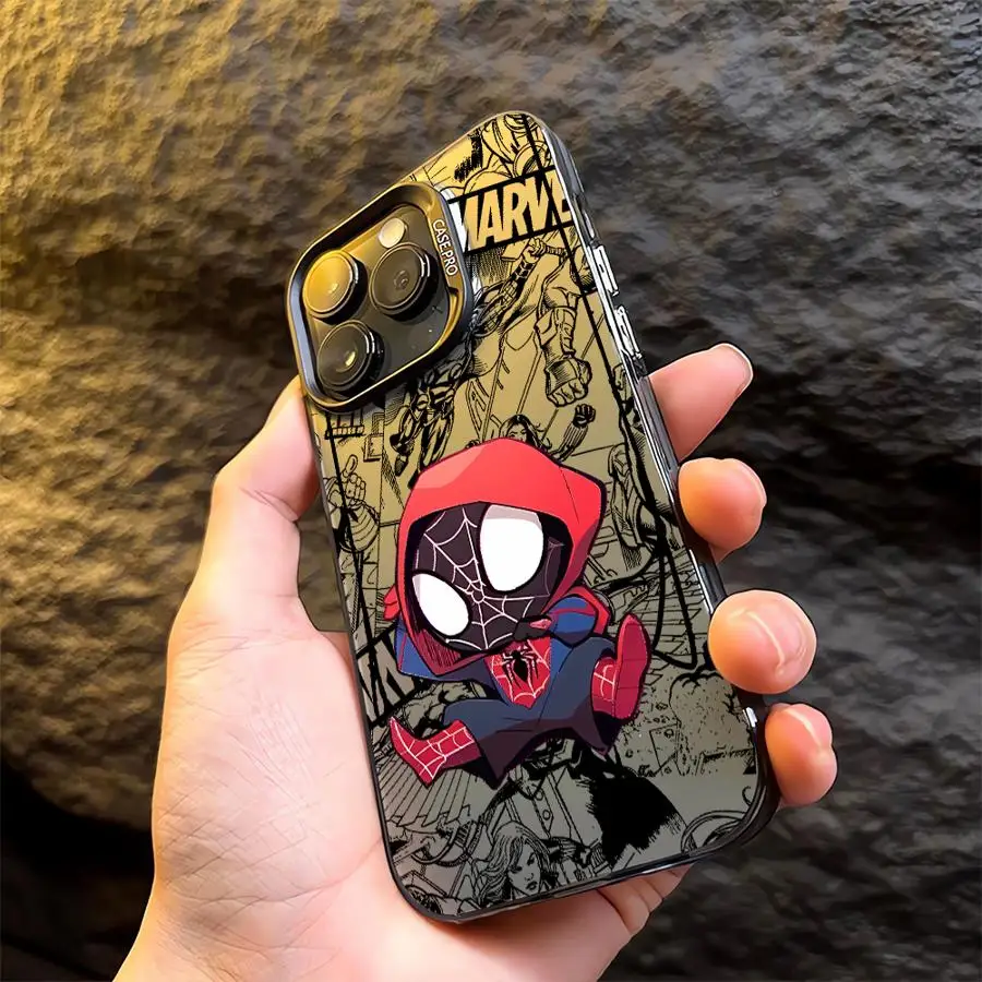 Marvel Cute Spiderman Phone Case for Xiaomi Redmi 9T A1 14C 10 Note 9 Pro 13C A1 A2 Plus 9C 12 5G Back Soft Cover