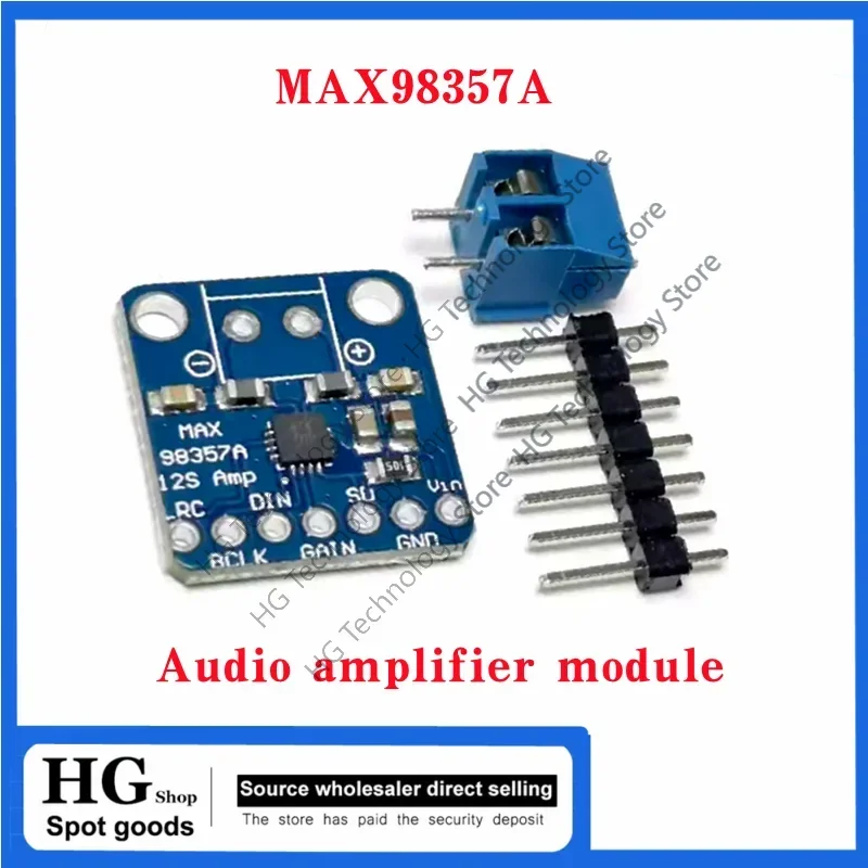 

5PCS MAX98357A Audio Amplifier Module 3006 I2S 3W Class D Amplifier Without Filtering DIY Power Amplifier Board