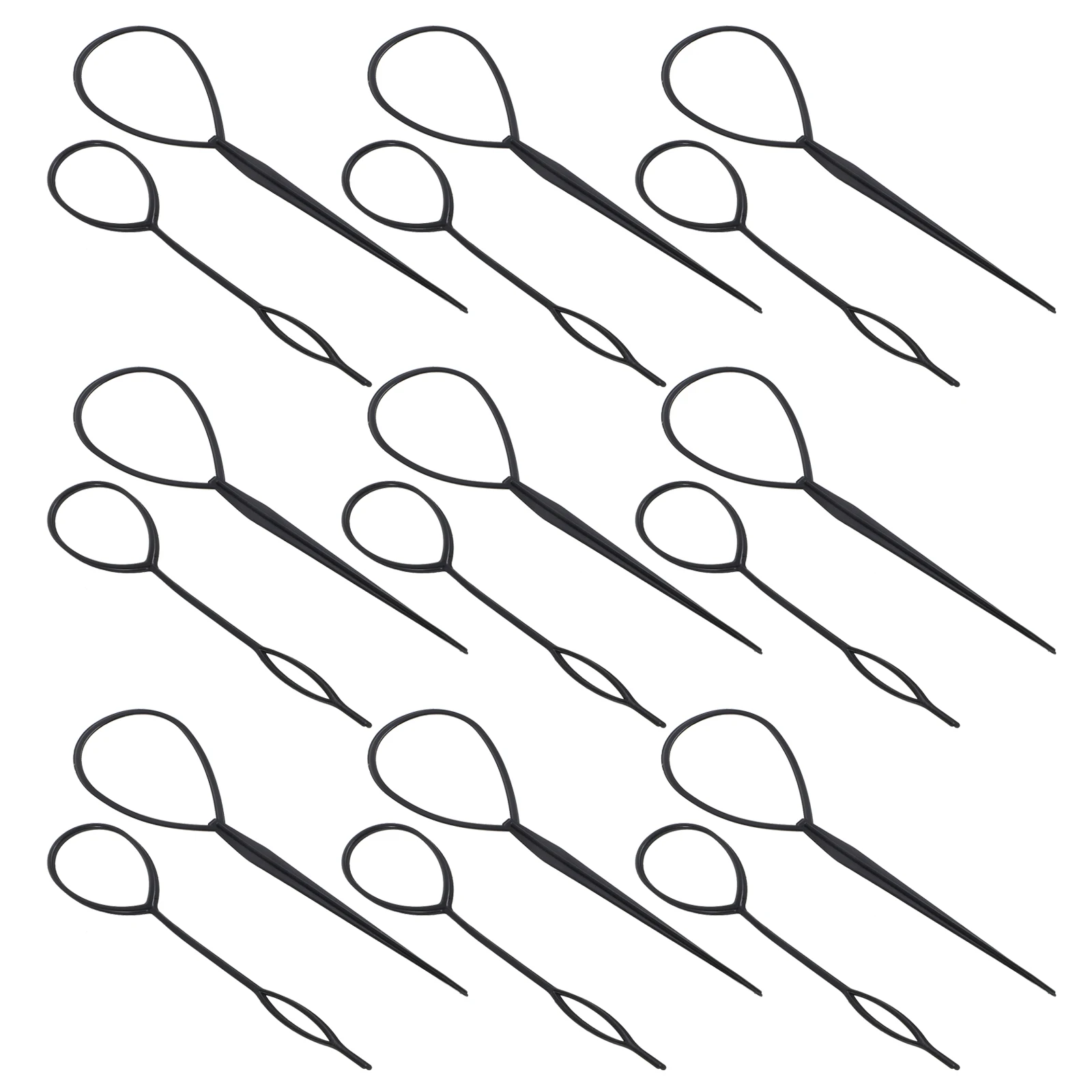 

20 Set Hair Pin Braid Maker Kids Tool Weave Needle Thread Braider Child Hair Extension Loop Multifunctional Styling Kit