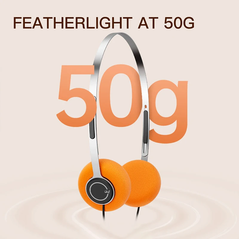 Ikf Y3 Retro Wireless Bluetooth Headphone Light Weight Take Pictures Koss Style Headset Anc Hifi Metal Comfortable Wear Headsets