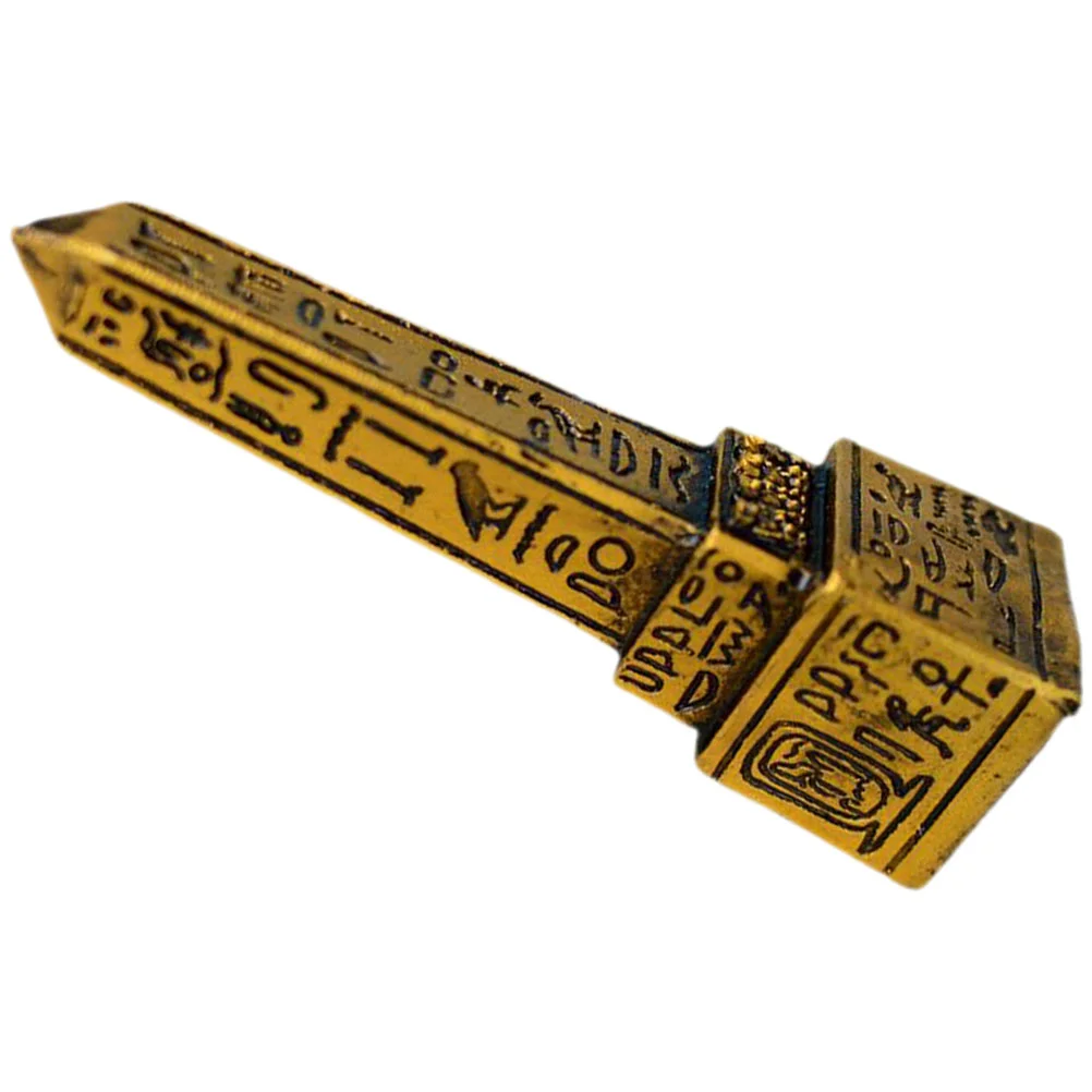 Egyptian Obelisk Psychological Sandbox Tower Decor for Home Statue Decoration Table Ornament