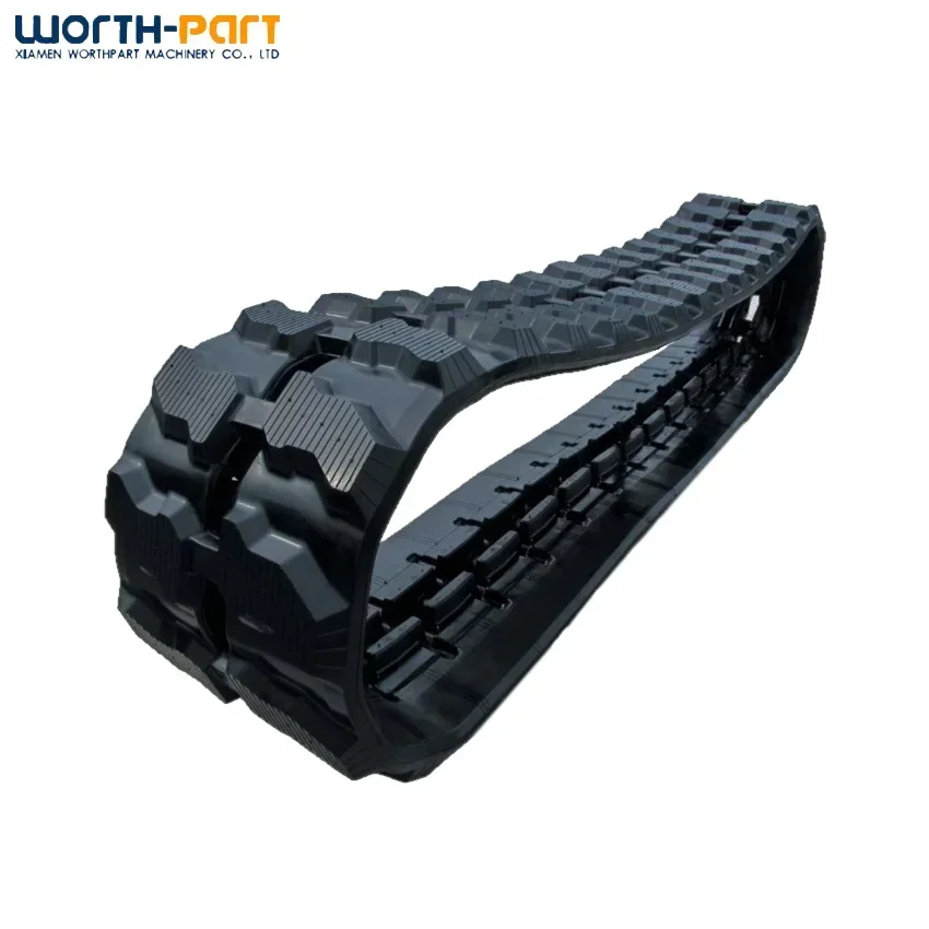 Rubber track undercarriage parts snowmobile small rubber track for car or lawn mower