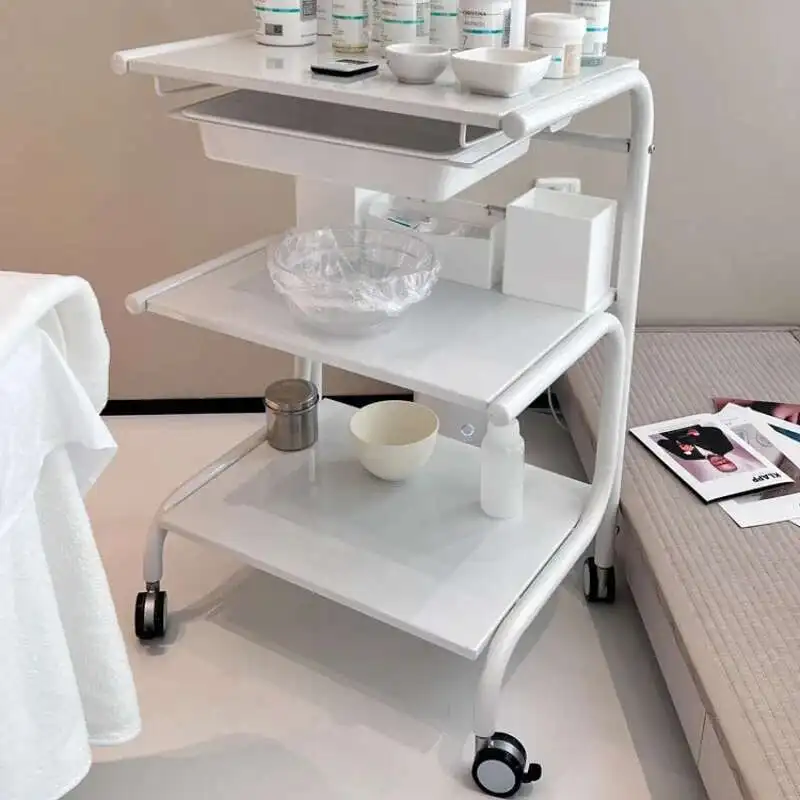 タトゥーツールサロントロリーユーティリティクリーニングストレージローリングサロントロリー医療高級カリート補助サロン家具BL50ST