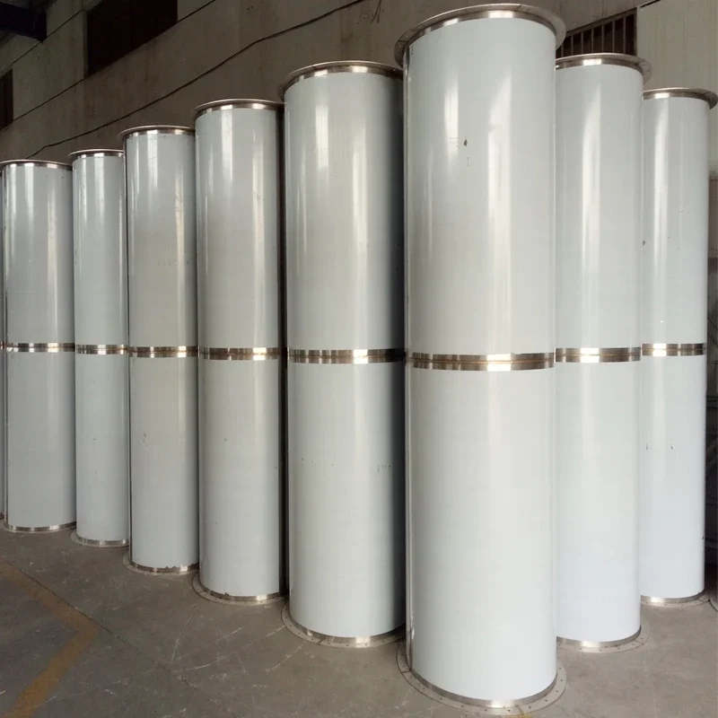 Duto de ar de aço inoxidável 304, tubo soldado, tubo de ventilação, formato redondo para sistema HVAC