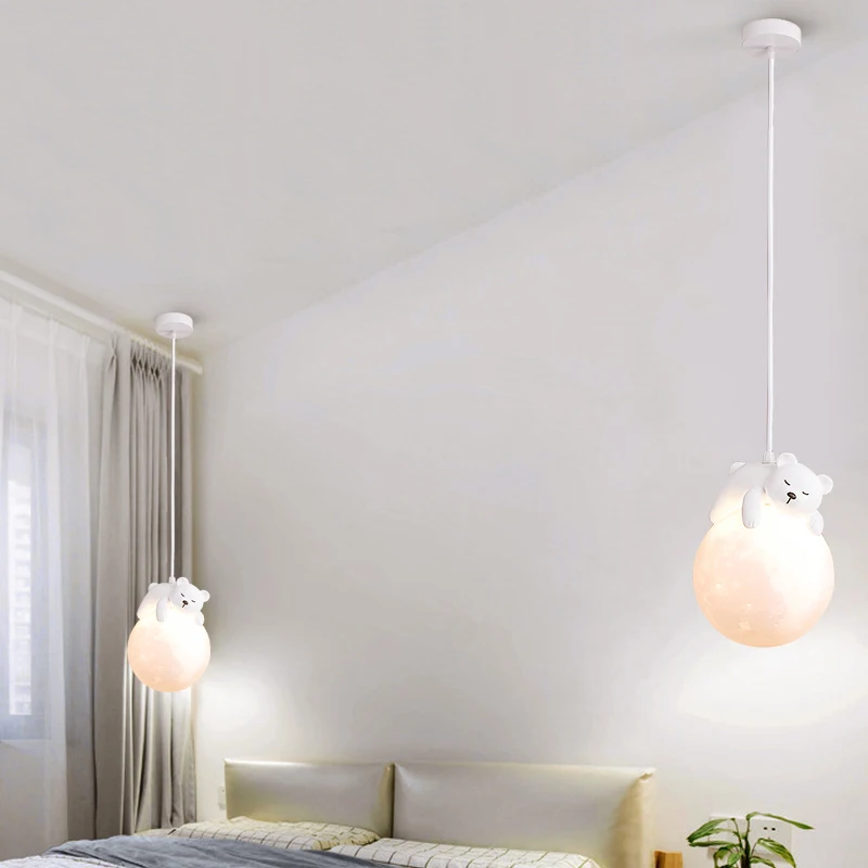 Bedhead Pendant Lamps Modern Minimalist Children\'s Room Study Hallway Room Foyer Small Hanging Lights Home Decor Night Light