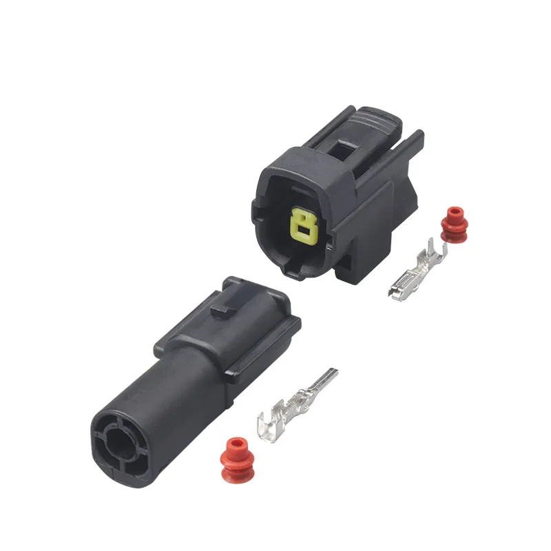 

1-20Sets Sealed 1 Pin Way AMP Male Female Oil Denso Waterproof Wire Denso Connector Auto Electrical Plug 174879-2 174877-2